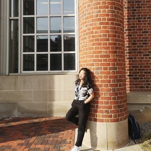 Black and white printed shirt